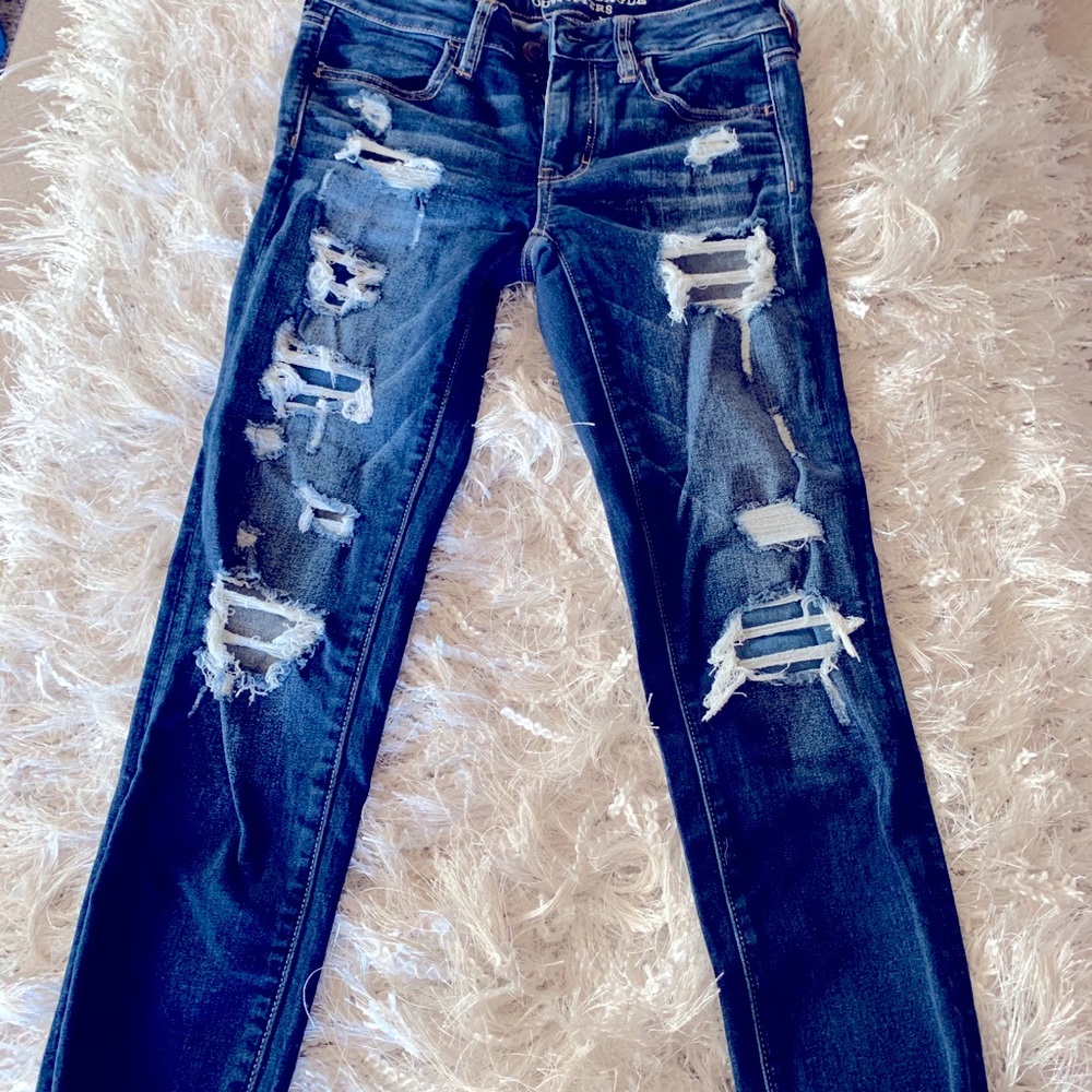 American Eagle crop jeans